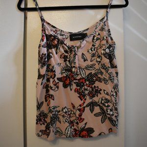 Mink Pink Floral Tank Top Size Small